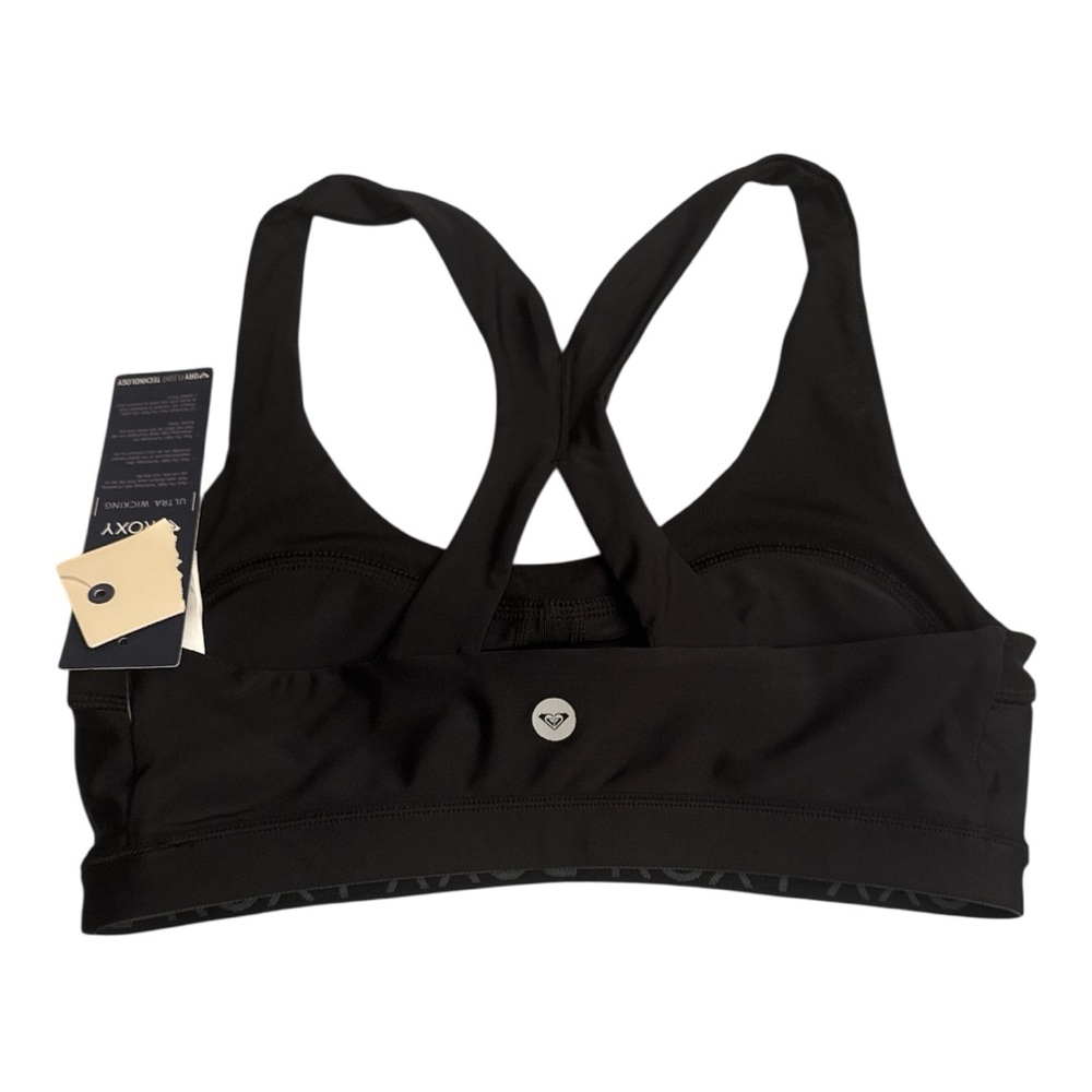 Roxy Active Sport Bikini Top Size Medium Ultra Wicking Volleyball, Surf, Beach - Picture 2 of 3